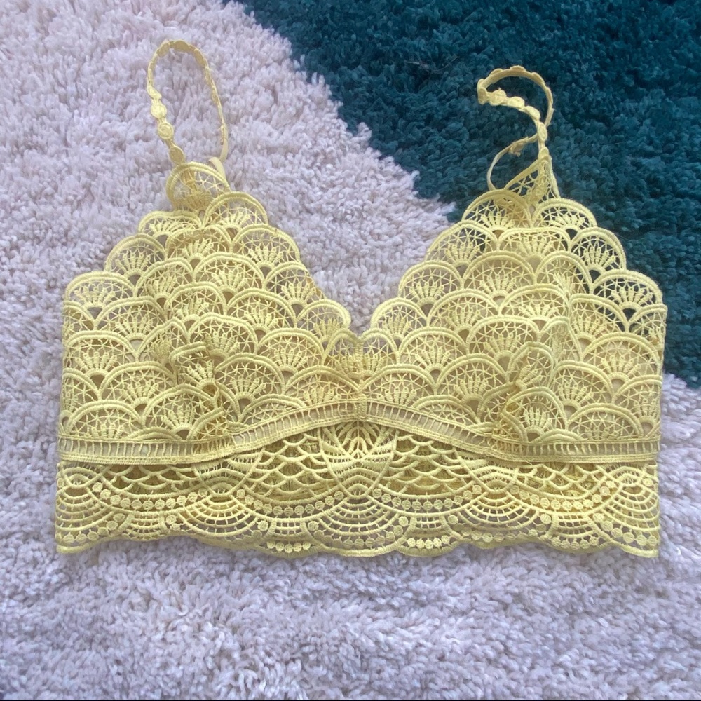 Yellow Free People Bralette